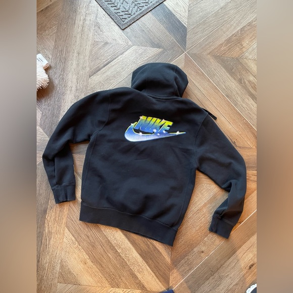 NIKE TECH Pack Futura Shine Hoodie - Men's Small - Black - Picture 2 of 5